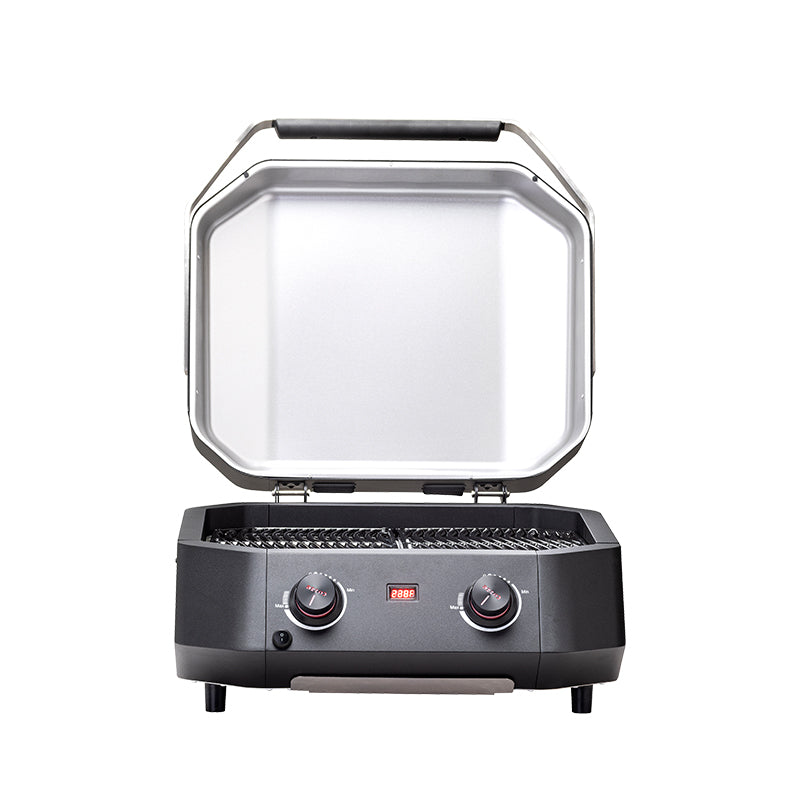 COZZE E500 Electric Grill open lid
