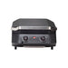 COZZE E500 Electric Grill front view closed lid showing temperature