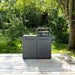 Cozze® Elements Outdoor Kitchen  110cm Drawers Module with pizza oven outside