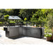 Cozze® Elements Outdoor Kitchen variery of Modules with pizza oven and backing bars