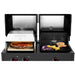 Cozze Quattro 900 pizza and grilling veges