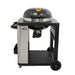 GRLLR Dome Cart Pro BBQ with shelf folded down
