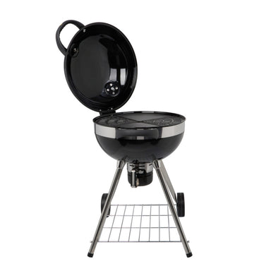 GRLLR Dome Kettle BBQ with open lid