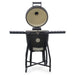 GRLLR Ember 22-Inch Lid Open on Trolley with wheels