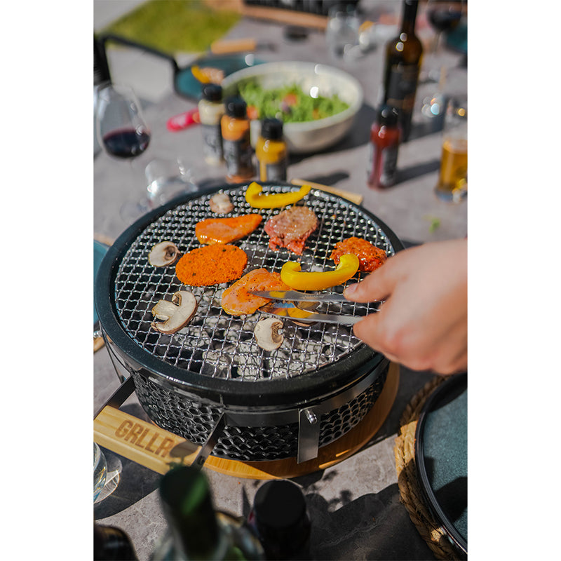 GRLLRTokyoShichirin-Black-Cooking