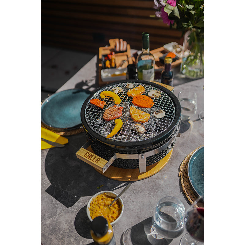 GRLLRTokyoShichirin-Black-Foodcooking