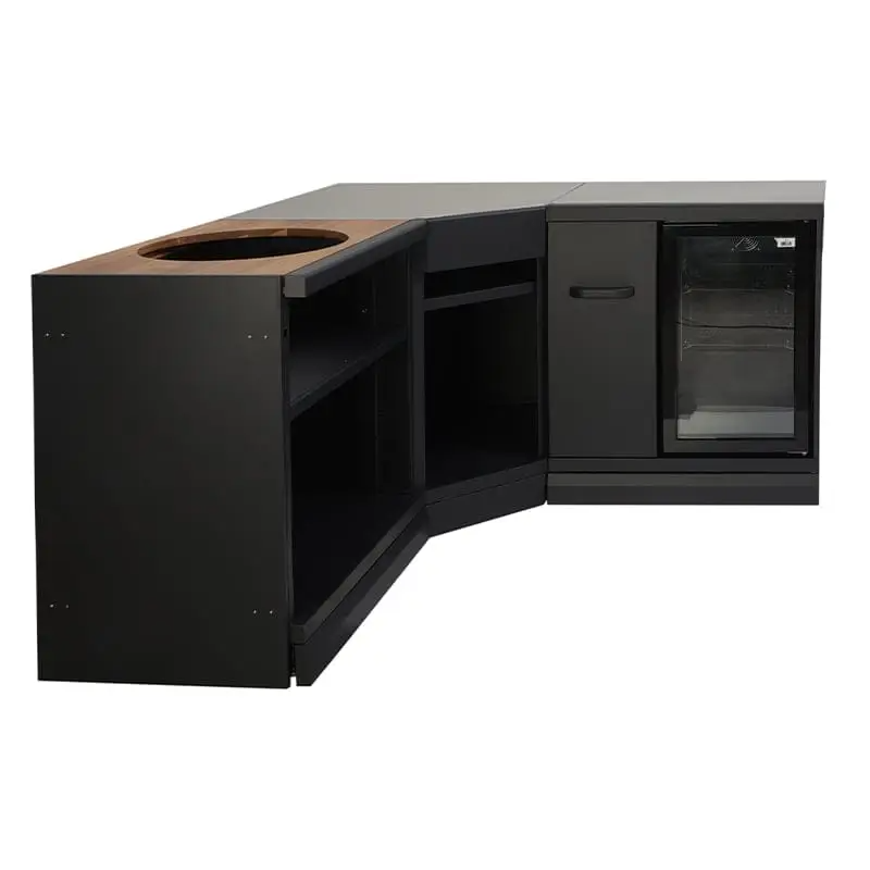 GRLLR Connect Corner unit in outdoor kitchen