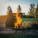 GrillSymbol_Corten_Steel_Fire_Pit_Alta_outside_fire