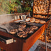GrillSymbol Charcoal Grill Naked Chef XXL grilling meat patties