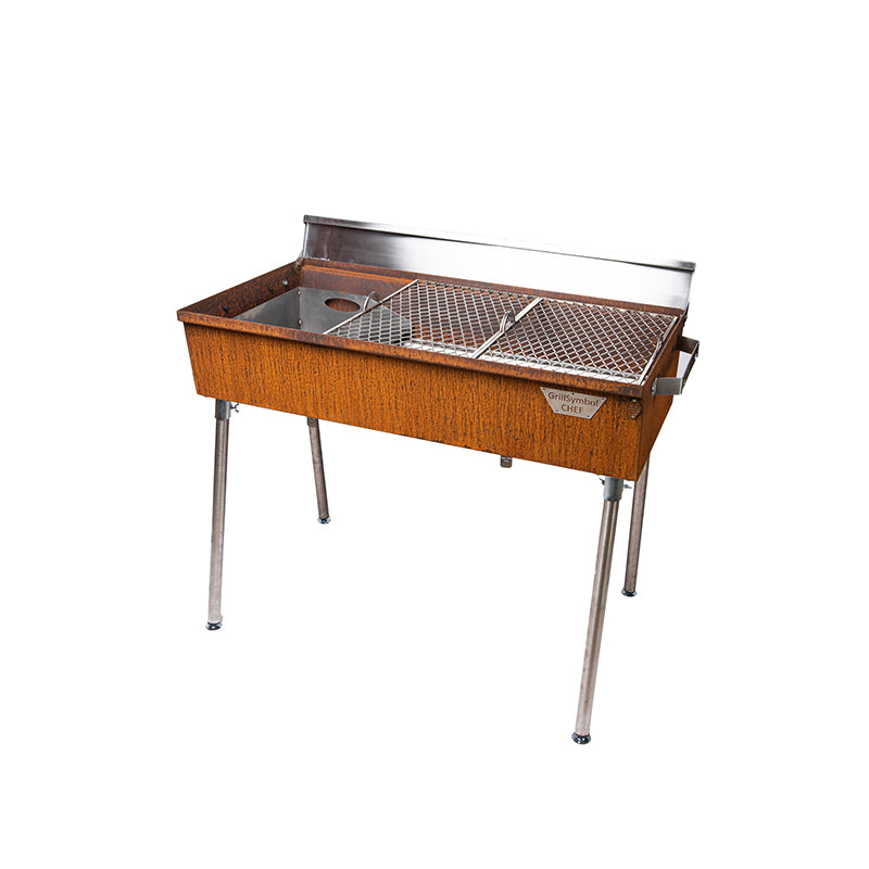 GrillSymbol Charcoal Grill Naked Chef XXL side view