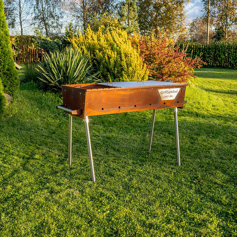 GrillSymbol Charcoal Grill Naked Chef XXL outdoors