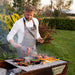 GrillSymbol Charcoal Grill Naked Chef XXL grilling outside