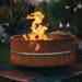 GrillSymbol_Corten_Steel_Fire_Pit_Lucas_with_fire