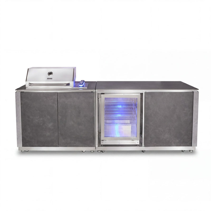 Maze-kitchen-island-closed-bbq-front-view