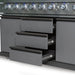 Maze Ember 6 burner grill unit drawers open
