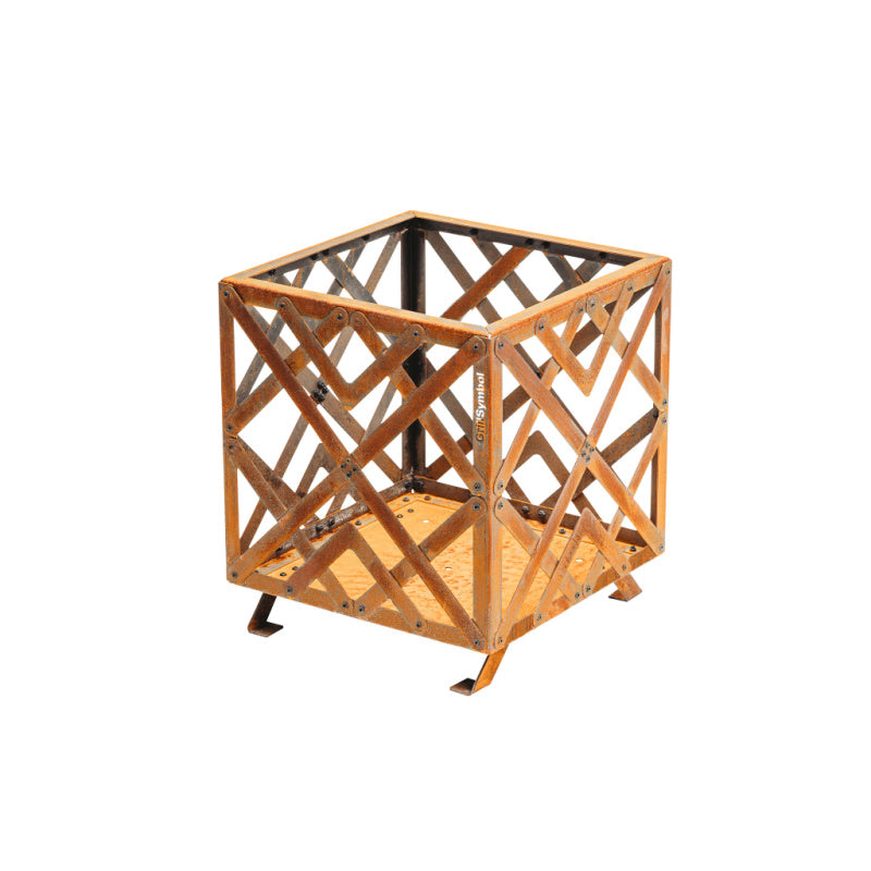 GrillSymbol Corten Steel Fire Pit Sverre - 48cm