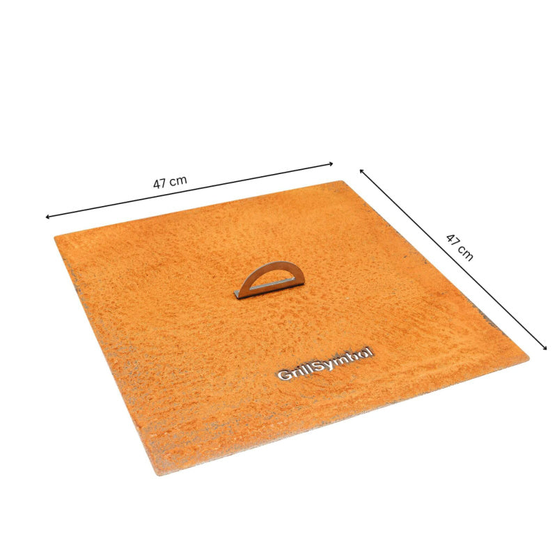 GrillSymbol Corten Steel Fire Pit Sverre - 48cm