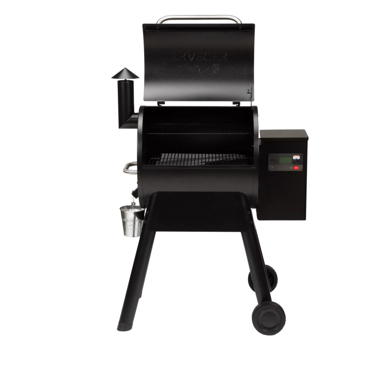 Traeger Pro 575 Black International woth hood open