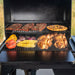 Traeger Woodridge close up of 2 grills full of food