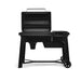 Traeger Woodridge with Hood open 